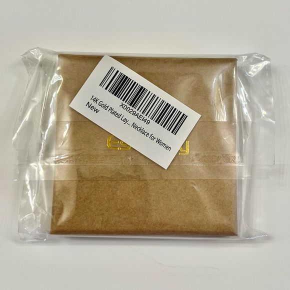 Layered Necklace - Pearl Over Moon- Gold-Plated - Picture 7 of 7